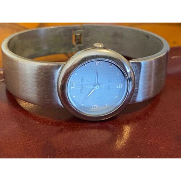 37mm Silver Tone Rumours Watch, Expansion Band, Military Time on Dial - Picture 1 of 2